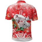 custom-personalised-australia-koala-christmas-polo-shirt-original-style-red