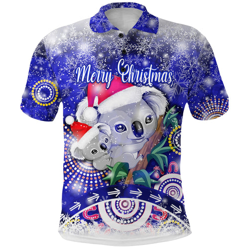 custom-personalised-australian-koala-polo-shirt-original-style-blue
