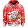 australia-koala-christmas-zip-hoodie-original-style-red