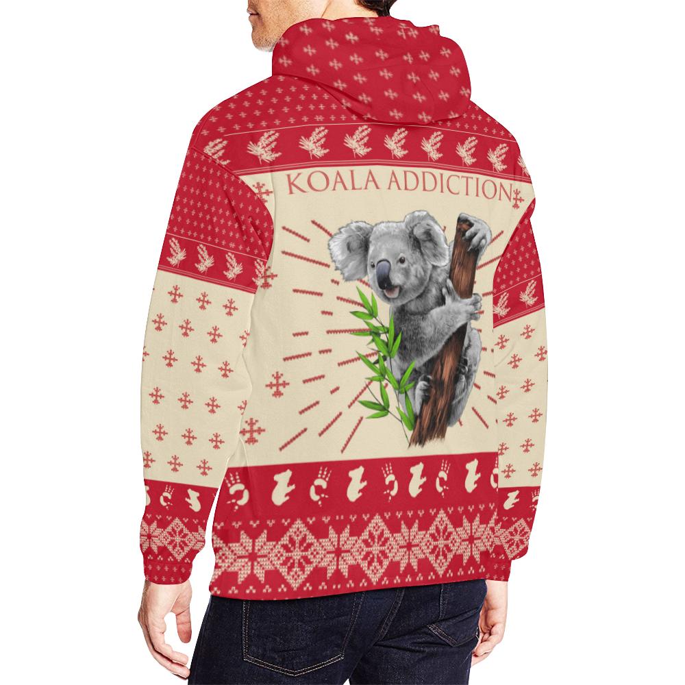 christmas-hoodie-koala-hoodie-climbing-tree-symbol-unisex