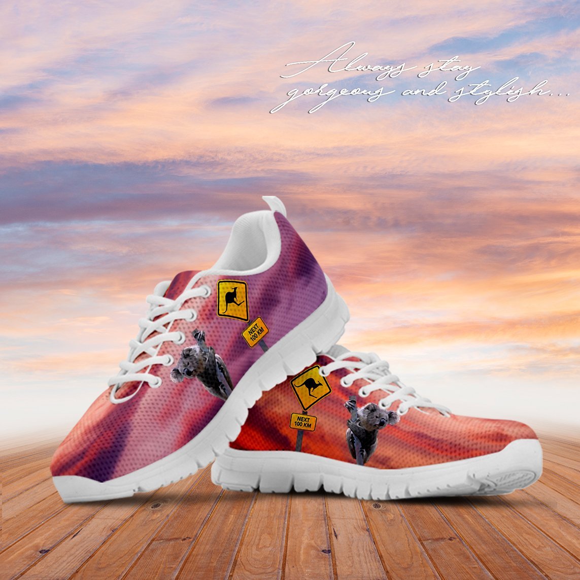 sneakers-koala-shoes-kangaroo-sign-landscape-art-ver01-unisex