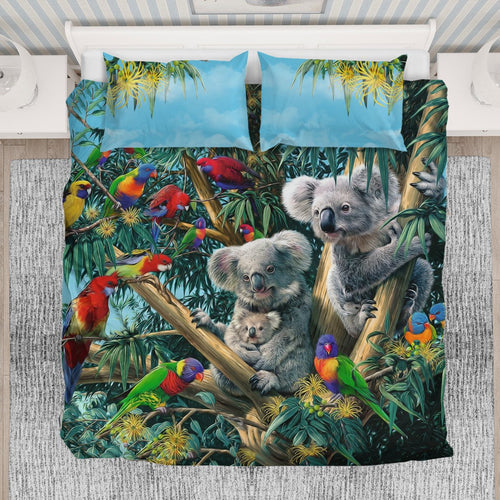 bedding-sets-koala-bed-family-kookaburra-painting-sets