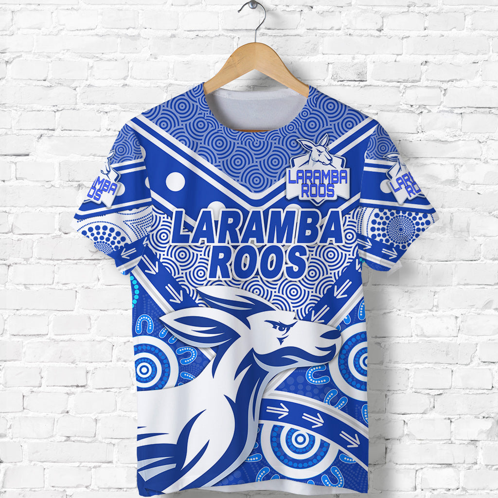 laramba-roos-football-club-t-shirt-kangaroos-indigenous-style