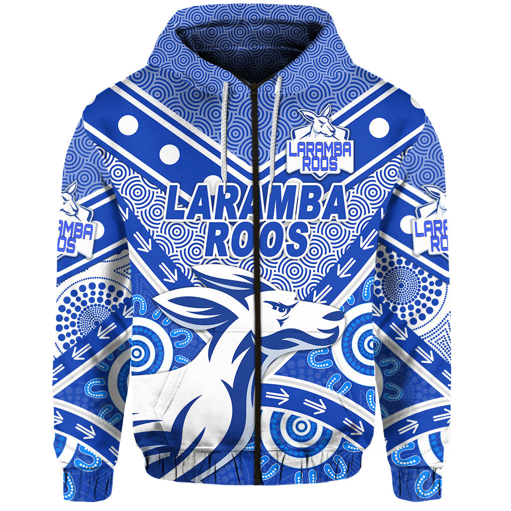 custom-personalised-laramba-roos-football-club-zip-hoodie-kangaroos-indigenous-style-custom-text-and-number