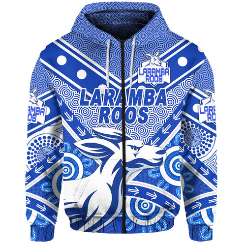 custom-personalised-laramba-roos-football-club-zip-hoodie-kangaroos-indigenous-style-custom-text-and-number