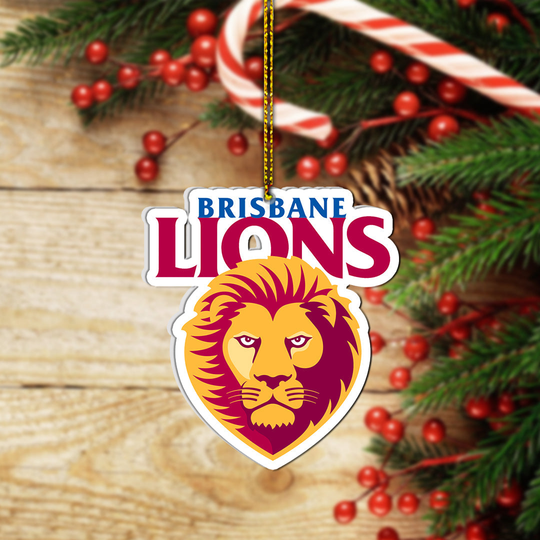 Christmas Ornament- Lions Australian Football League No.1