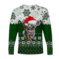 aboriginal-christmas-2022-koala-long-sleeve-shirts-green-style