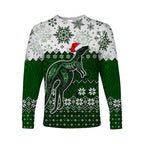 aboriginal-christmas-2022-kangaroo-long-sleeve-shirts-green-style