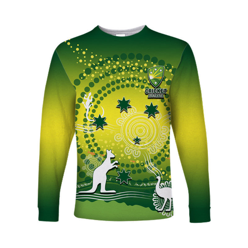 custom-personalised-and-number-cricket-australia-long-sleeve-shirts-cricket-aboriginal-vibe