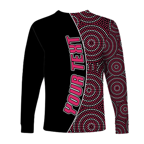 custom-personalisedsydney-sixers-long-sleeve-shirts-cricket-aboriginal-dot-patterns