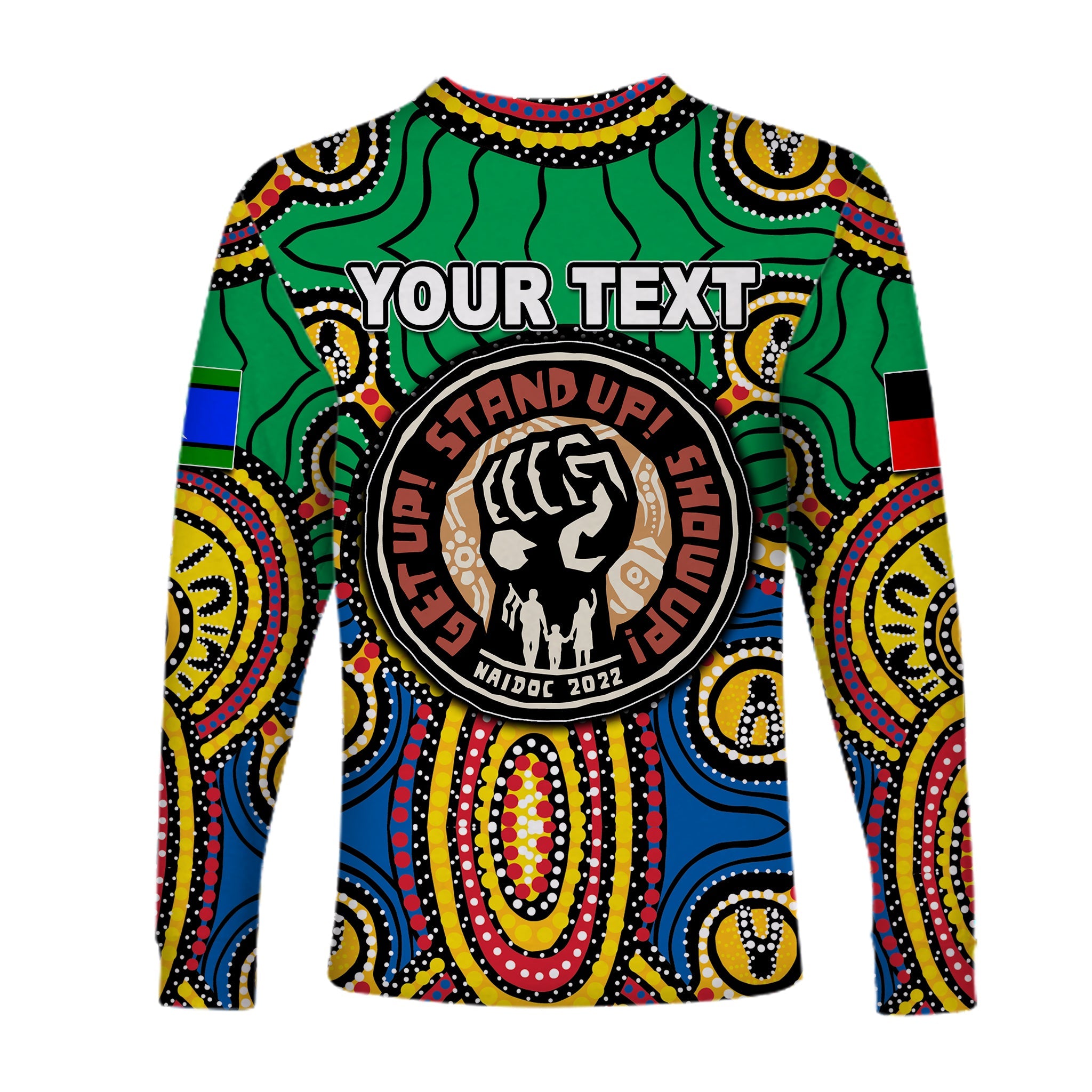 custom-personalisednaidoc-week-2022-long-sleeve-shirts-dot-aboriginal-no-1
