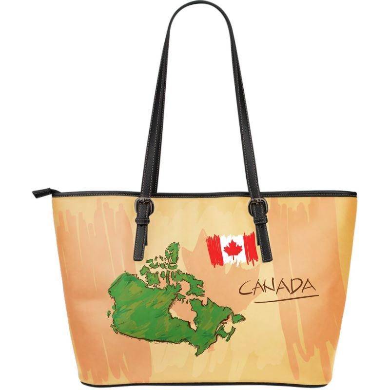 love-canada-large-leather-tote-bag