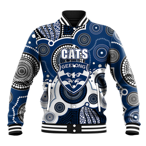 custom-personalised-and-number-cats-afl-baseball-jacket-aboriginal-patterns