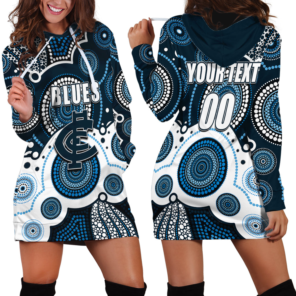 custom-personalised-and-number-blues-afl-hoodie-dress-aboriginal-patterns