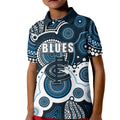 custom-personalised-and-number-blues-afl-kid-polo-shirt-aboriginal-patterns