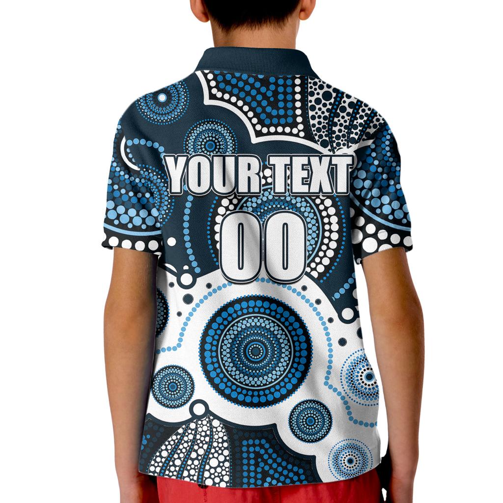 custom-personalised-and-number-blues-afl-kid-polo-shirt-aboriginal-patterns
