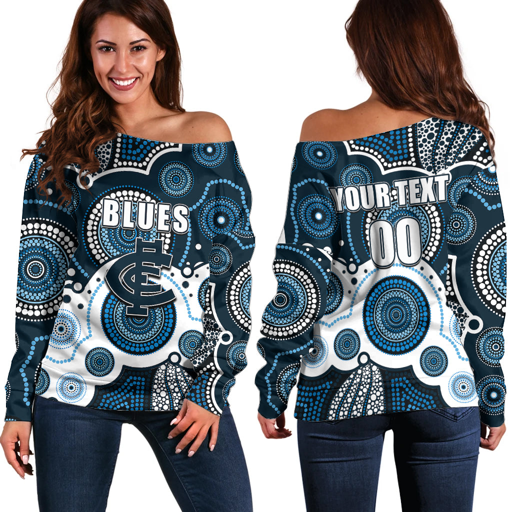 custom-personalised-and-number-blues-afl-off-shoulder-sweater-aboriginal-patterns