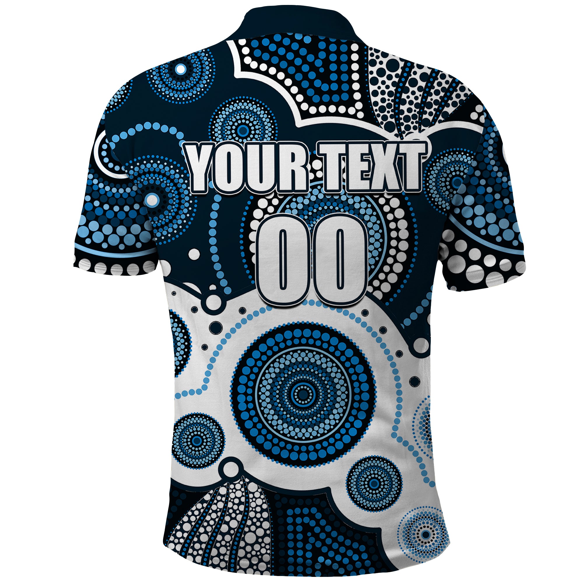 custom-personalised-and-number-blues-afl-polo-shirt-aboriginal-patterns