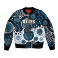 custom-personalised-and-number-blues-afl-sleeve-zip-bomber-jacket-aboriginal-patterns