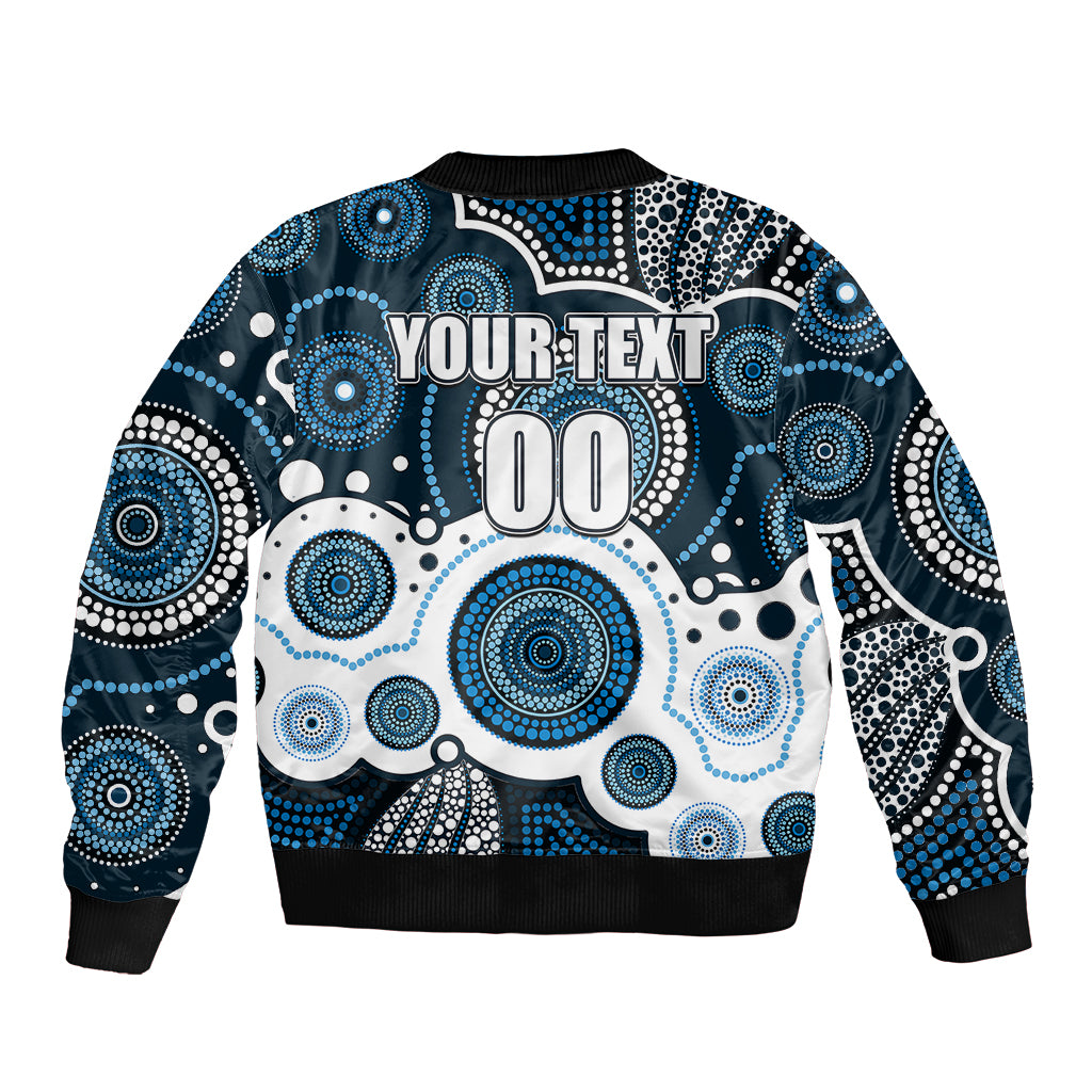 custom-personalised-and-number-blues-afl-sleeve-zip-bomber-jacket-aboriginal-patterns