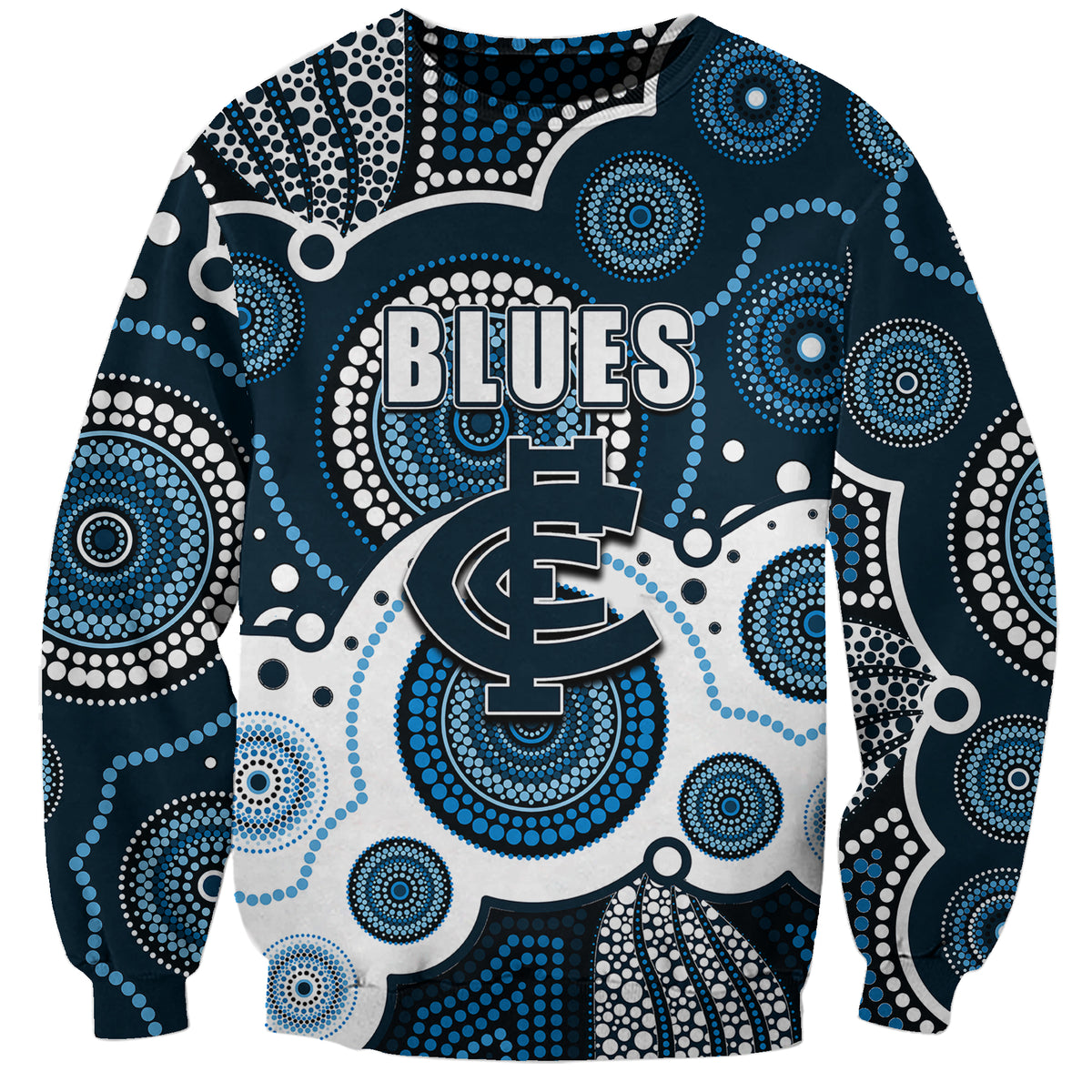 custom-personalised-and-number-blues-afl-sweatshirt-aboriginal-patterns