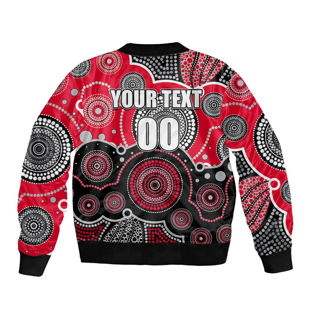 custom-personalised-and-number-bombers-afl-sleeve-zip-bomber-jacket-aboriginal-patterns