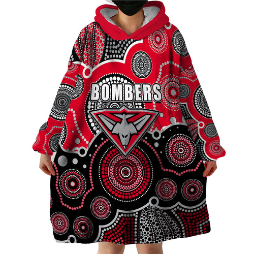 custom-personalised-and-number-bombers-afl-wearable-blanket-hoodie-aboriginal-patterns