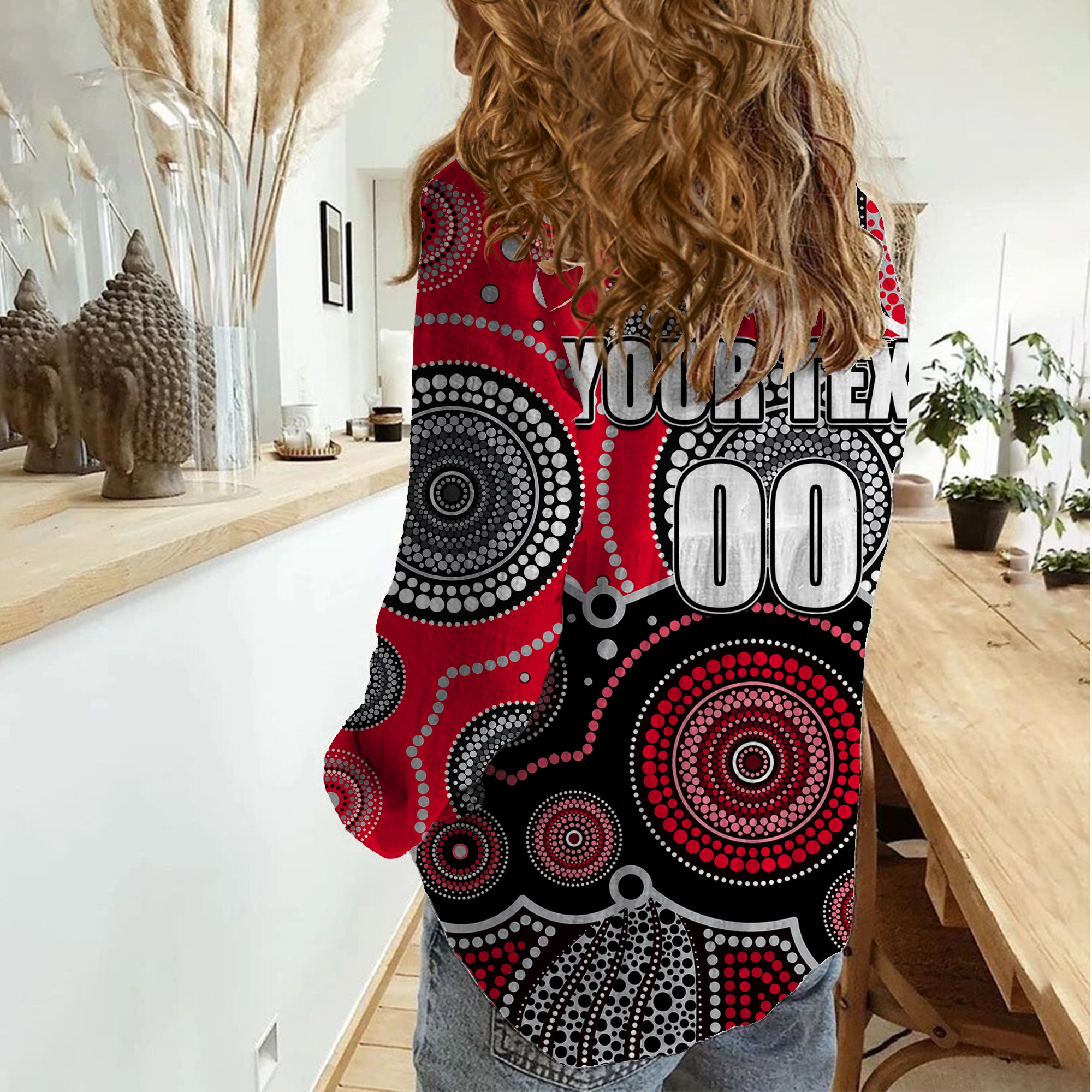 custom-personalised-and-number-bombers-afl-women-casual-shirt-aboriginal-patterns
