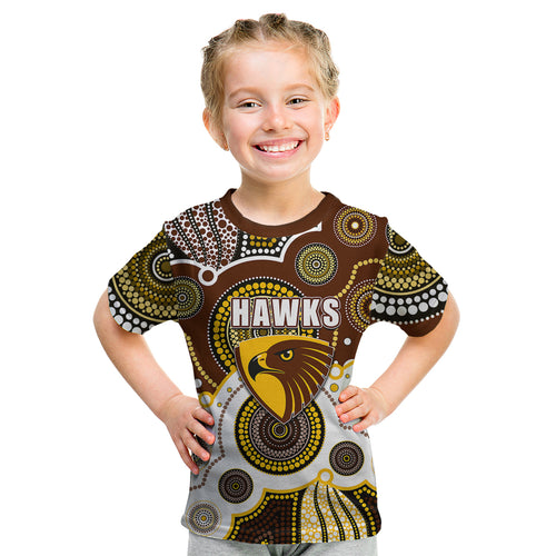custom-personalised-and-number-hawks-afl-kid-t-shirt-aboriginal-patterns