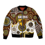 custom-personalised-and-number-hawks-afl-sleeve-zip-bomber-jacket-aboriginal-patterns