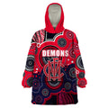custom-personalised-and-number-demons-afl-wearable-blanket-hoodie-aboriginal-patterns