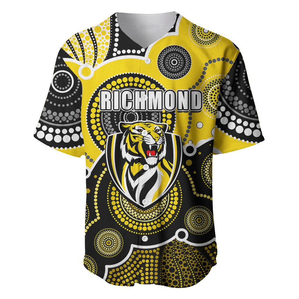 custom-personalised-and-number-yellow-afl-baseball-jersey-aboriginal-patterns
