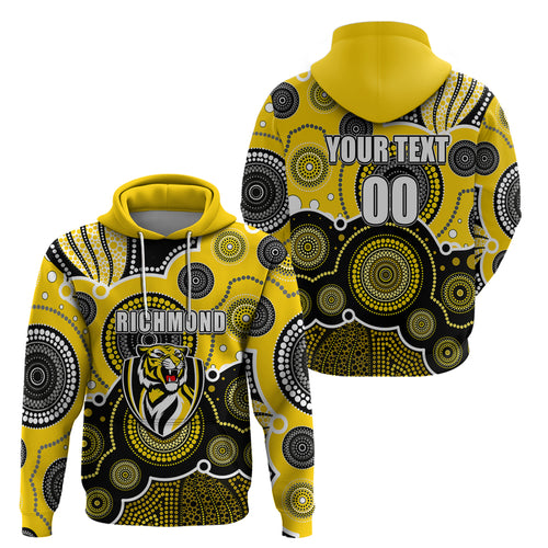 custom-personalised-and-number-yellow-afl-hoodie-aboriginal-patterns