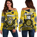 custom-personalised-and-number-yellow-afl-off-shoulder-sweater-aboriginal-patterns