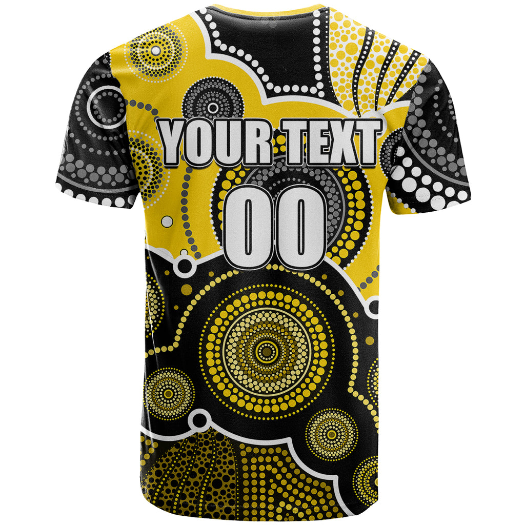 custom-personalised-and-number-yellow-afl-t-shirt-aboriginal-patterns