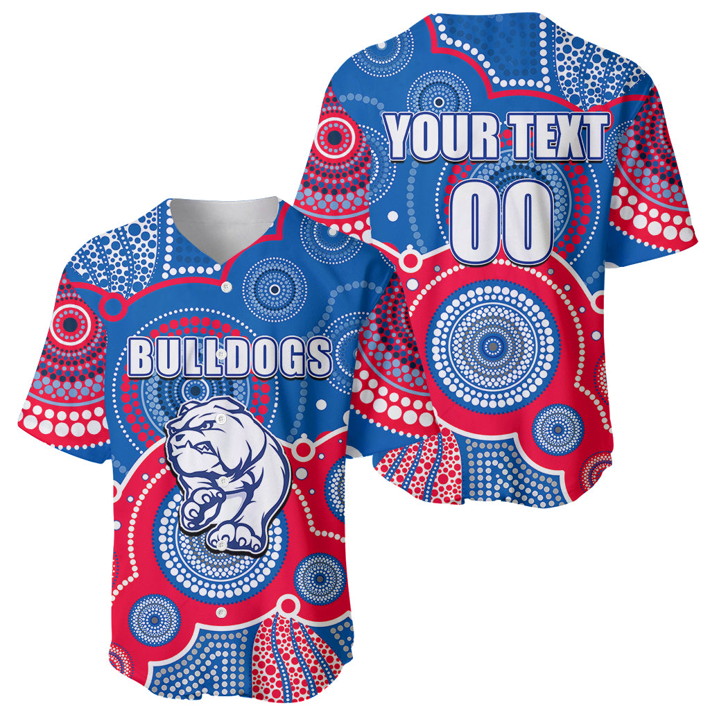 custom-personalised-and-number-bulldogs-afl-baseball-jersey-aboriginal-patterns