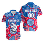 custom-personalised-and-number-bulldogs-afl-hawaiian-shirt-aboriginal-patterns