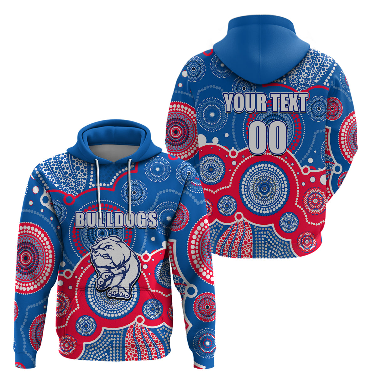 custom-personalised-and-number-bulldogs-afl-hoodie-aboriginal-patterns