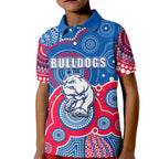 custom-personalised-and-number-bulldogs-afl-kid-polo-shirt-aboriginal-patterns