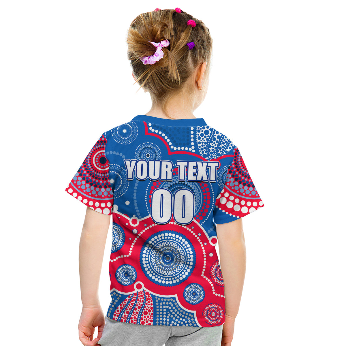 custom-personalised-and-number-bulldogs-afl-kid-t-shirt-aboriginal-patterns