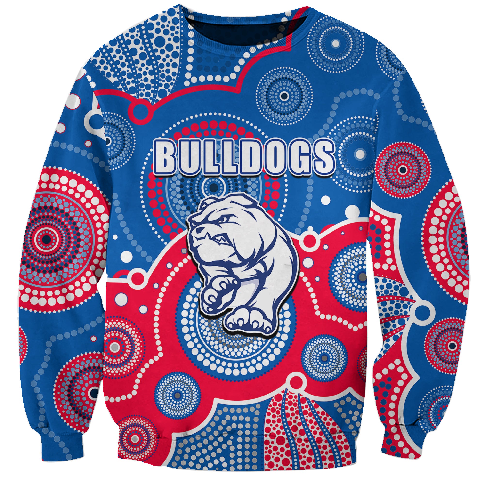 custom-personalised-and-number-bulldogs-afl-sweatshirt-aboriginal-patterns