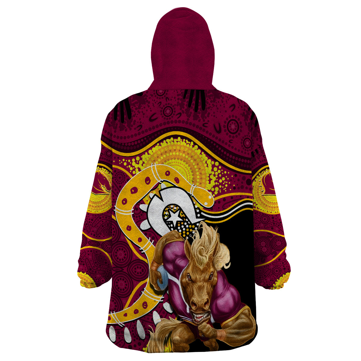 broncos-mascot-nrl-wearable-blanket-hoodie-naidoc