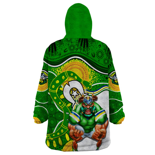 raiders-mascot-nrl-wearable-blanket-hoodie-naidoc