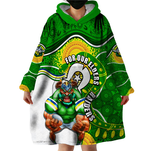 raiders-mascot-nrl-wearable-blanket-hoodie-naidoc