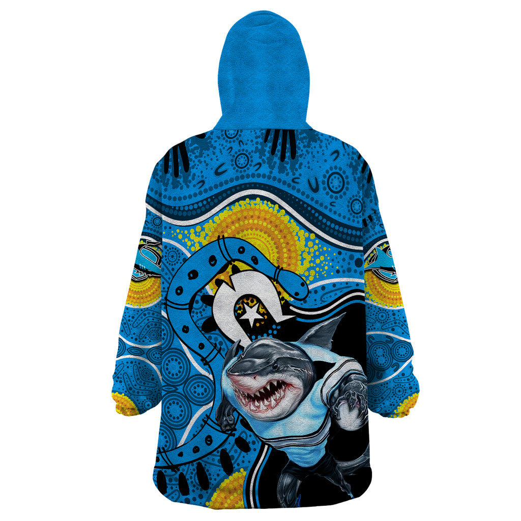 sharks-mascot-nrl-wearable-blanket-hoodie-naidoc