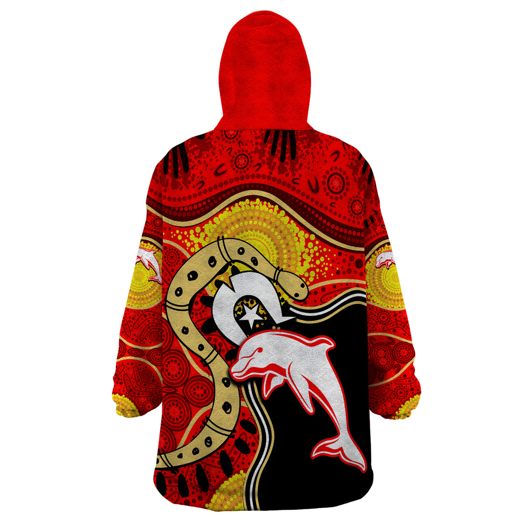 dolphins-mascot-nrl-wearable-blanket-hoodie-naidoc