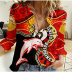 dolphins-mascot-nrl-women-casual-shirt-naidoc