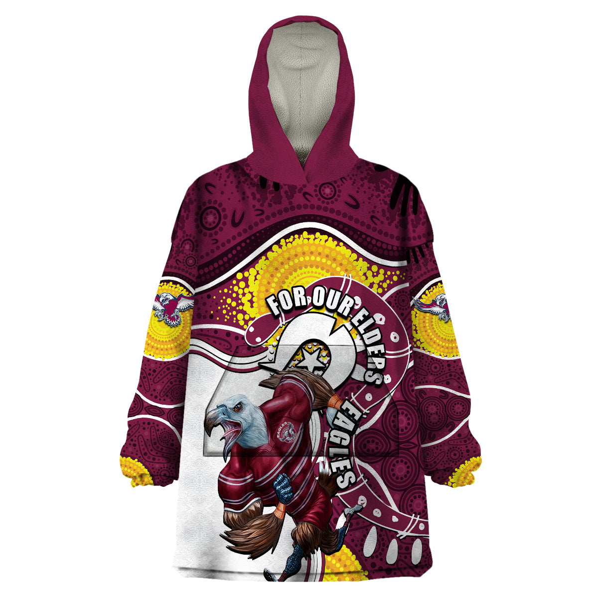 sea-eagles-mascot-nrl-wearable-blanket-hoodie-naidoc