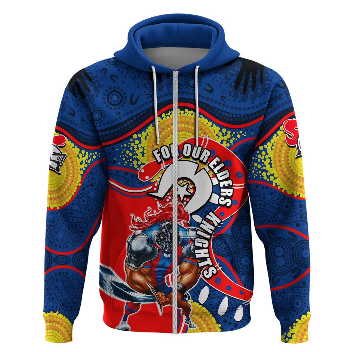 knights-mascot-nrl-hoodie-naidoc