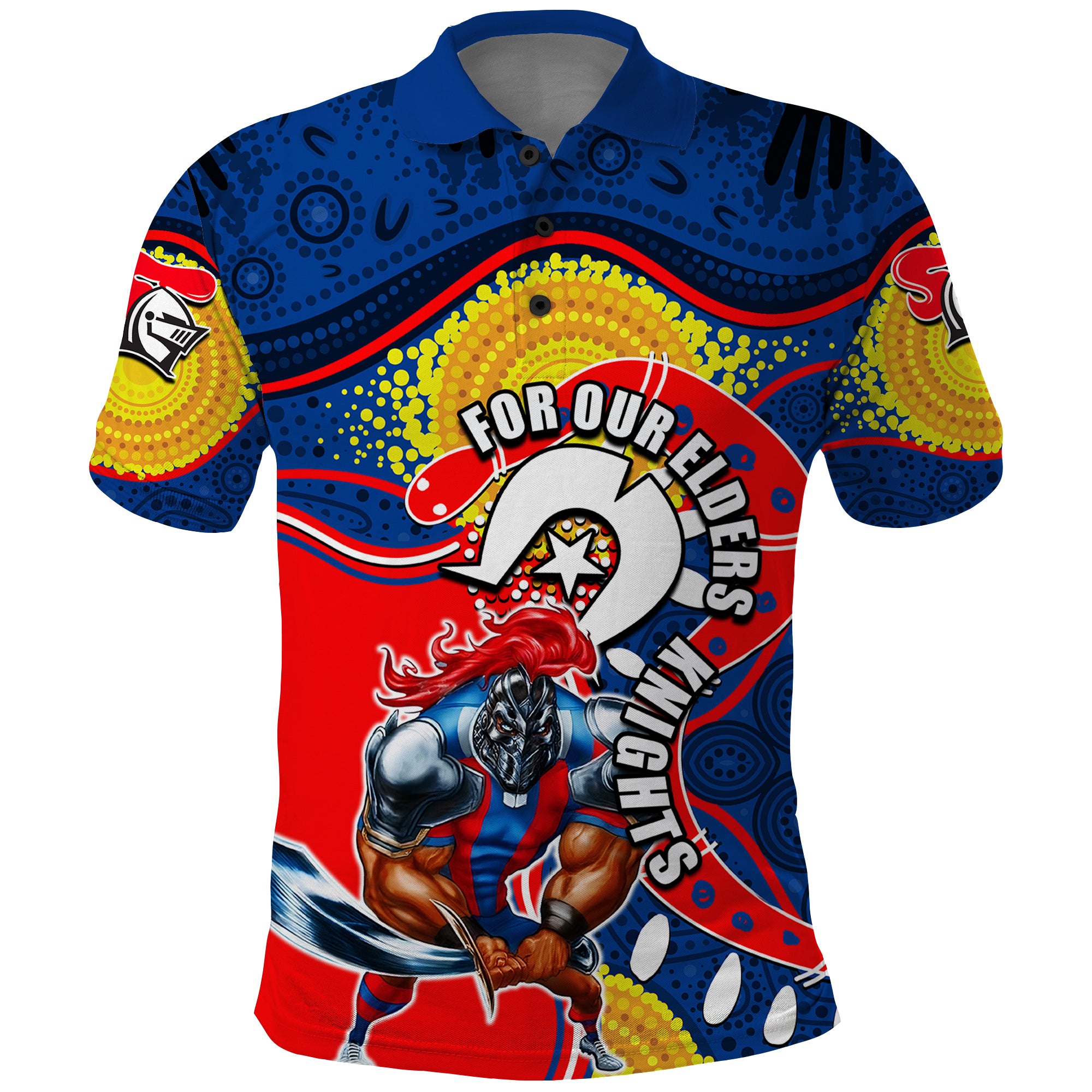 knights-mascot-nrl-polo-shirt-naidoc